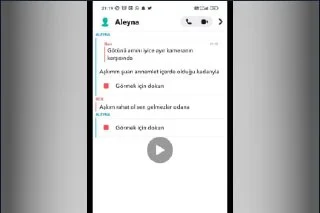 Snapchat Aleyna (Annesi Yan Odada)
