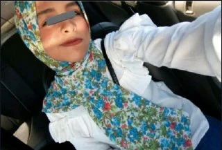 Türbanlı hatunun özel resimleri