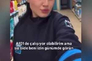 A101 çalışanı
