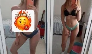 Sarı çıtır sevgilisine tatilden bol bol foto ve video atmış