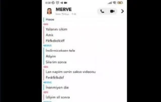 Snapten Sakso Videosunu Gönderen Genç Merve