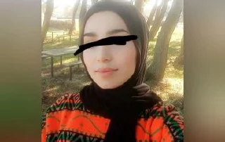 Türbanlı kızın video ve resimleri